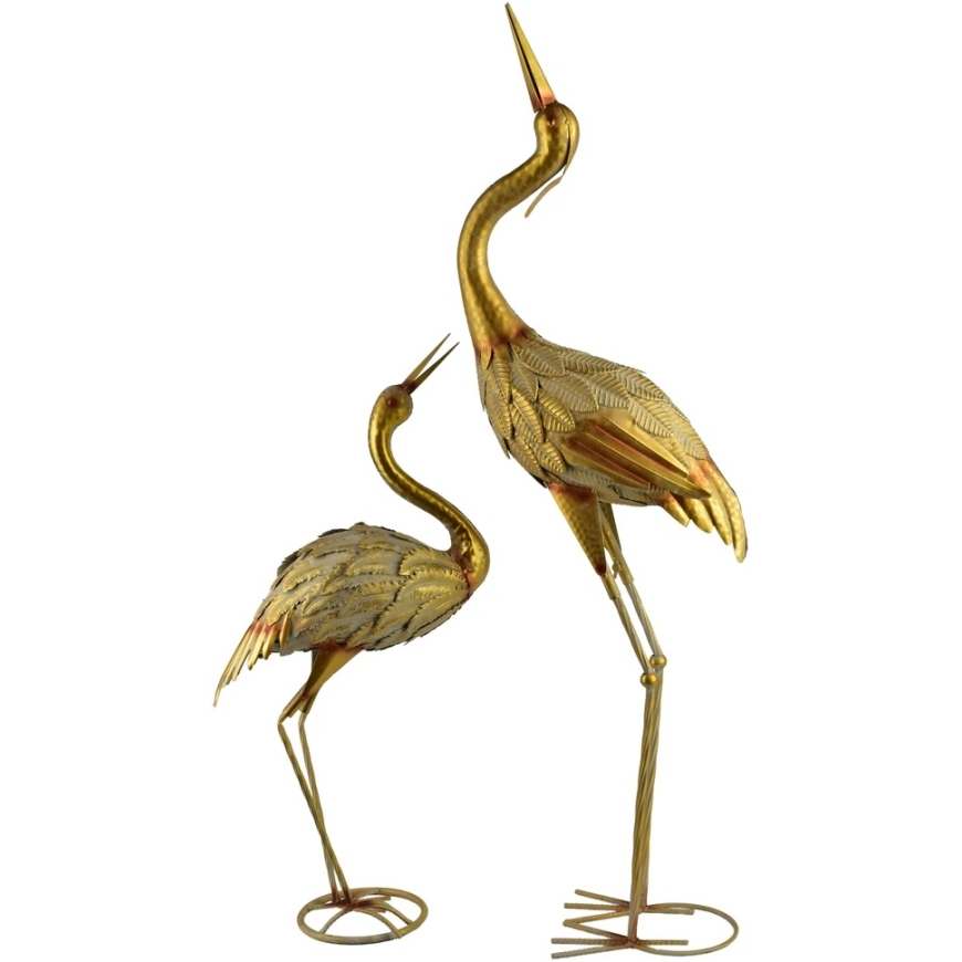 Mondex Since 1986 CEDRIC Figura metalo sp. ŻURAW 35x20x67cm – 3
