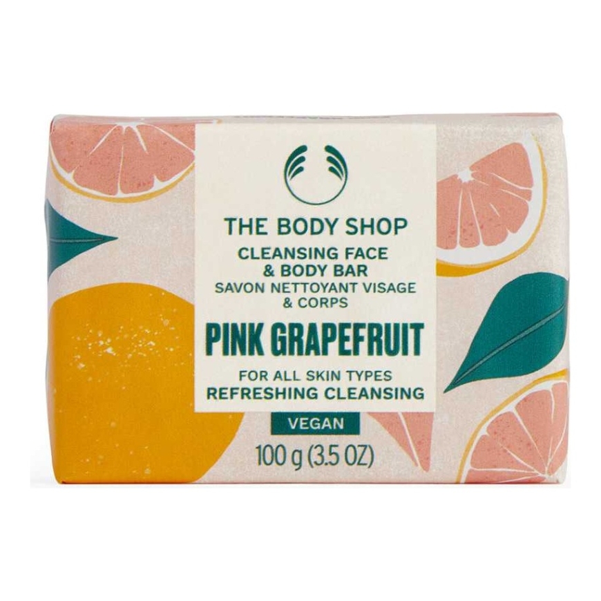 The Body Shop Розовый грейпфрутовый очищающий мыло для лица и тела 100,0 г