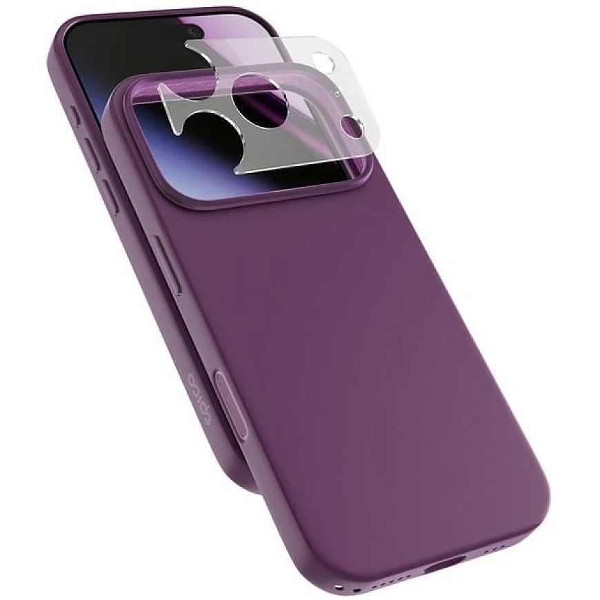 Чехол Epico Silicone Pro Mag+ для iPhone 17 Pro Max/18 Pro Max (совместим с Qi2 и MagSafe) - Темно-фиолетовый