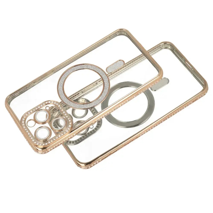 Bling Magsafe apvalks Xiaomi Redmi Note 15 5G zeltains – 5