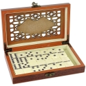 Lean Toys Domino spēle koka kastē, 28 gab. Lean Toys Domino spēle koka kastē, 28 gab.