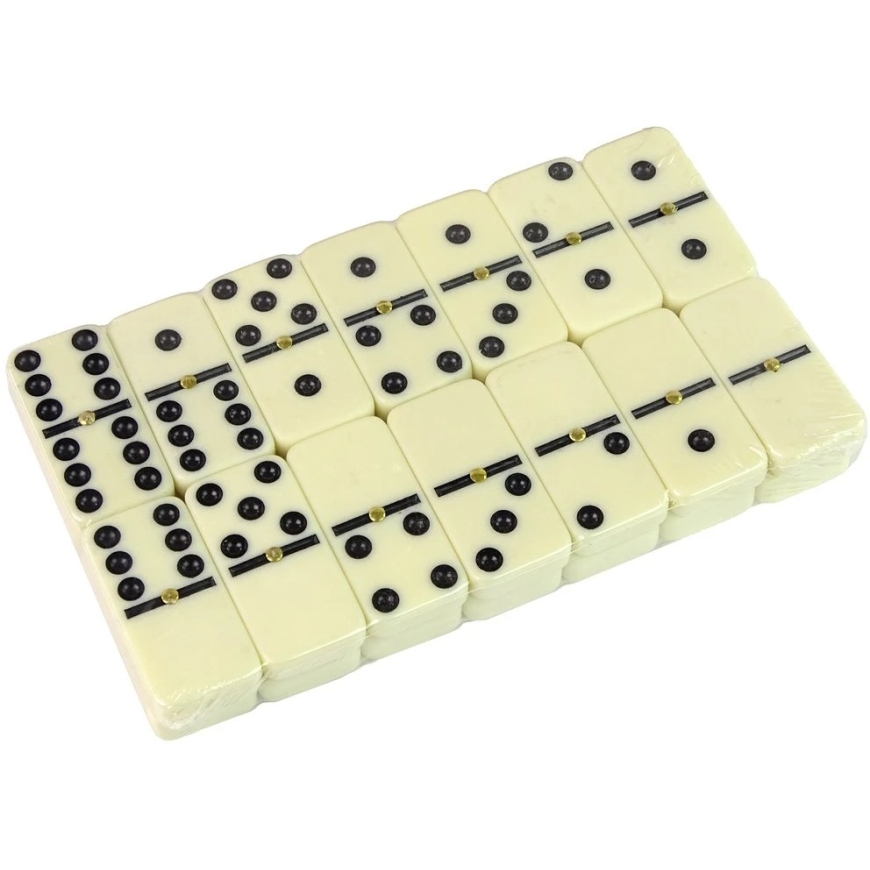 Lean Toys Domino Game in Wooden Box, 28 pcs – 4