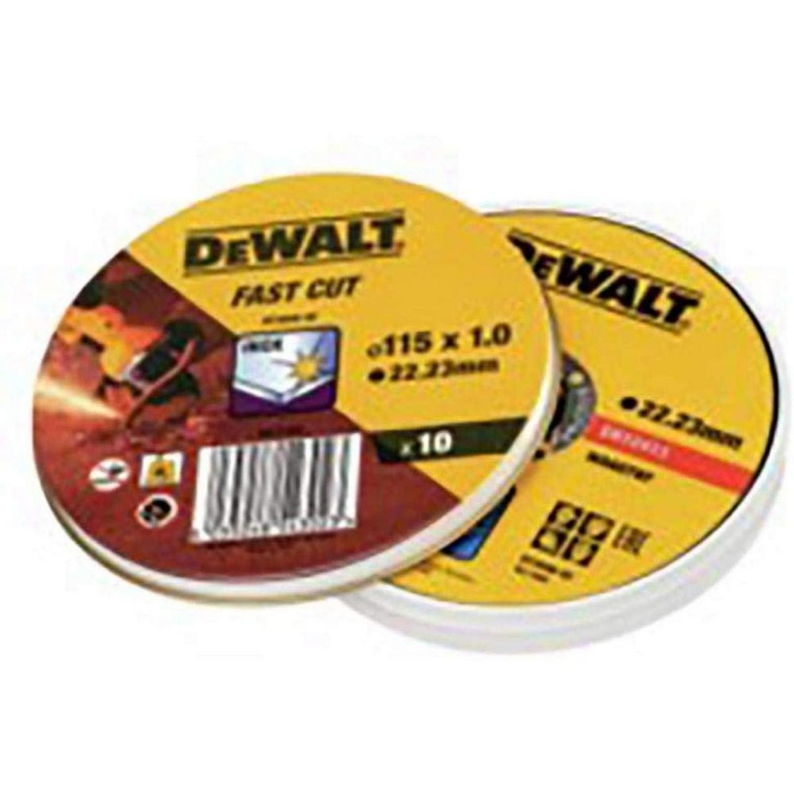 Dewalt Lõikeketas 115 x 1 mm Roostevaba teras, plekk, 10 tk.