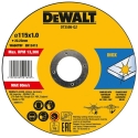 Dewalt Режущий диск 115 x 1 мм Нержавеющая сталь, жестяная, 10 шт. Dewalt Режущий диск 115 x 1 мм Нержавеющая сталь, жестяная, 10 шт.
