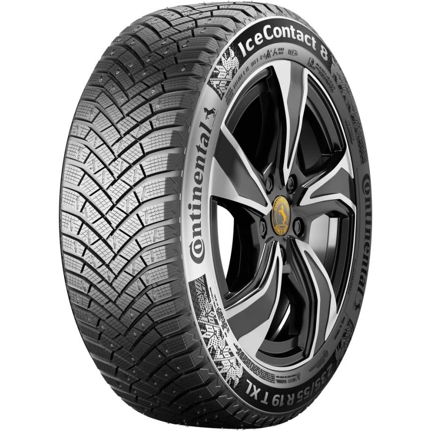Continental IceContact 8 215/55 R17 98 T XL Studded Winter Tires (- - - -dB) – 2