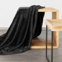 Eurofirany DESIGN 91 CINDY5 Mīksts un gluds pleds ar iepresētu zvīņainu rakstu, 170X210 cm, krāsa: melna Eurofirany DESIGN 91 CINDY5 Mīksts un gluds pleds ar iepresētu zvīņainu rakstu, 170X210 cm, krāsa: melna