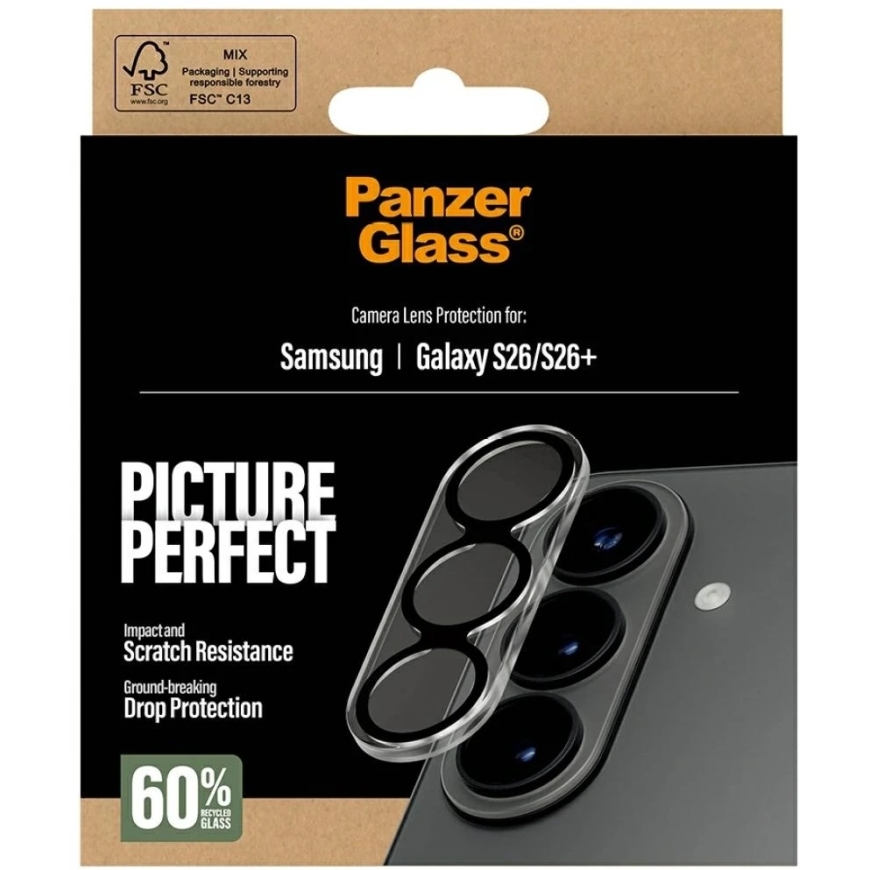 Panzer Glass PanzerGlass PicturePerfect kameran objektiivinsuojus Samsung Galaxy S26 / S26 Plus – kirkas – 5