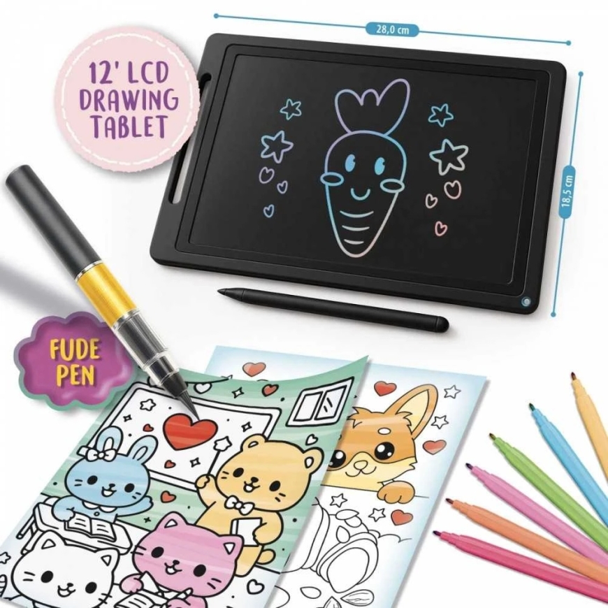 Lisciani Radošais komplekts bērniem kawaii zīmēšanai – 3