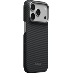 Pitaka Edge Case, Black/Grey Twill - iPhone 18/17 Pro