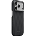 Pitaka Edge Case, Black/Grey Twill - iPhone 18/17 Pro