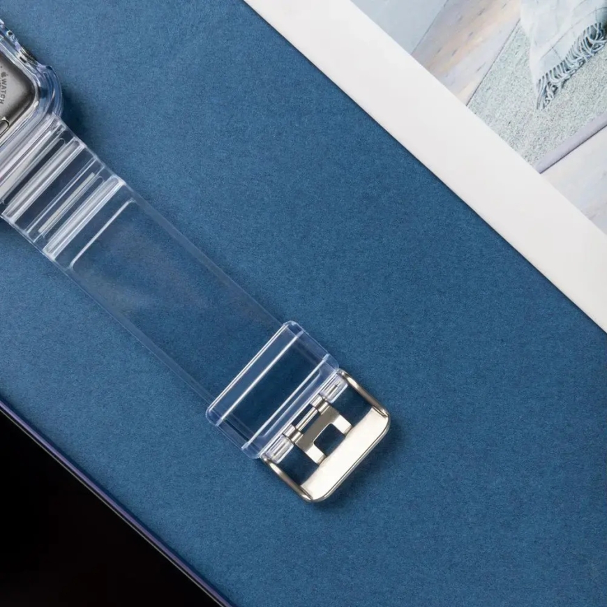 viedpulksteņa siksniņa priekš Apple Watch (44 mm) | silikons | zila – 4