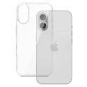 Galinė dėžutė 2 mm, puikiai tinkanti IPHONE 16, skaidri Galinė dėžutė 2 mm, puikiai tinkanti IPHONE 16, skaidri