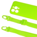 Strap Silicone maciņš telefonam iPhone 14 Pro zaļš