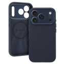 Liavec Silk Shield maciņš ar MagSafe atbalstu telefonam iPhone 17 Pro tumši zils Liavec Silk Shield maciņš ar MagSafe atbalstu telefonam iPhone 17 Pro tumši zils