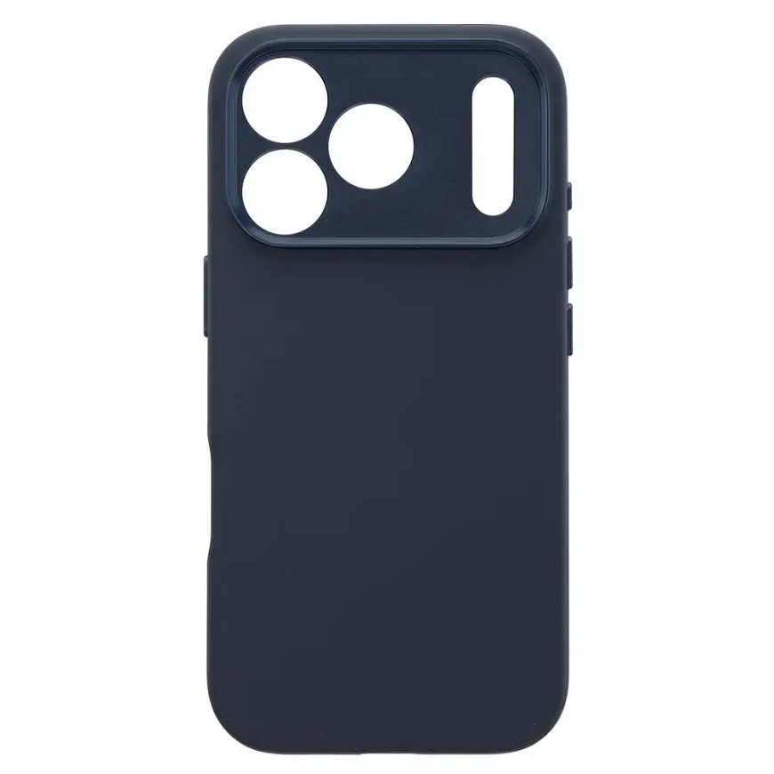 Liavec Silk Shield -puhelimen suojakuori MagSafe-tuesta iPhone 17 Pro:lle tummansinisellä värillä – 3