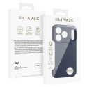 Liavec Silk Shield phone case with MagSafe support for iPhone 17 Pro navy