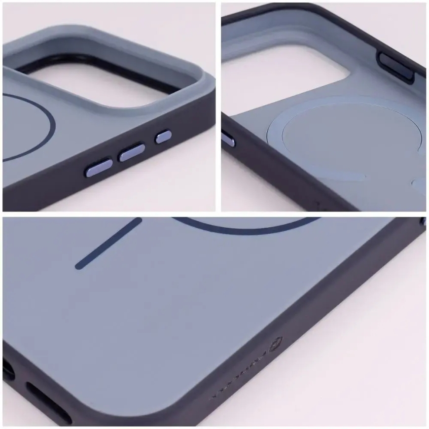 Korpuss iPhone 17 Forcell F-Protect Chromatic Premium, saderīgs ar MagSafe, zils – 4