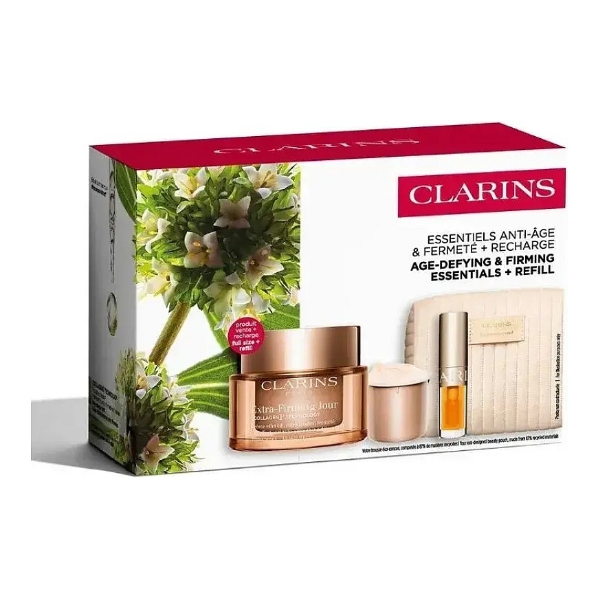 Clarins Крем для всех типов кожи Extra Firming, упаковка из 4 предметов