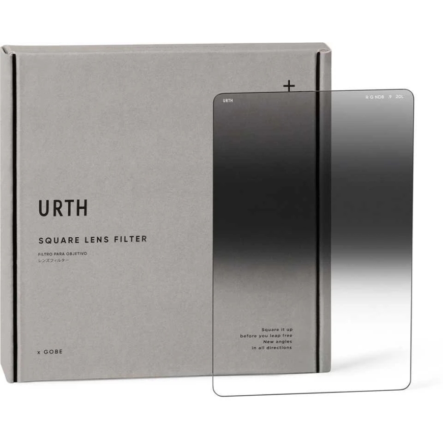 Fotografijos filtras - Urth 100 x 150mm atvirkštinis graduotas ND8 (3 sustojimai) stiklas – 2