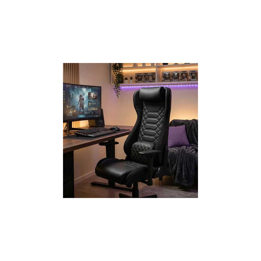 Spacetronik Ergonominen pelituoli 150 kg TORO musta SPC
