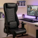 Spacetronik Ergonomiškas žaidimų fotelis 150 kg TORO juodas SPC