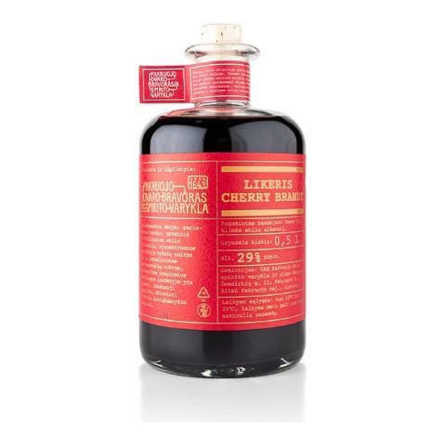 Pakruojo Dvara Liķieris Čerry Brendi, 29%, 0.5 l