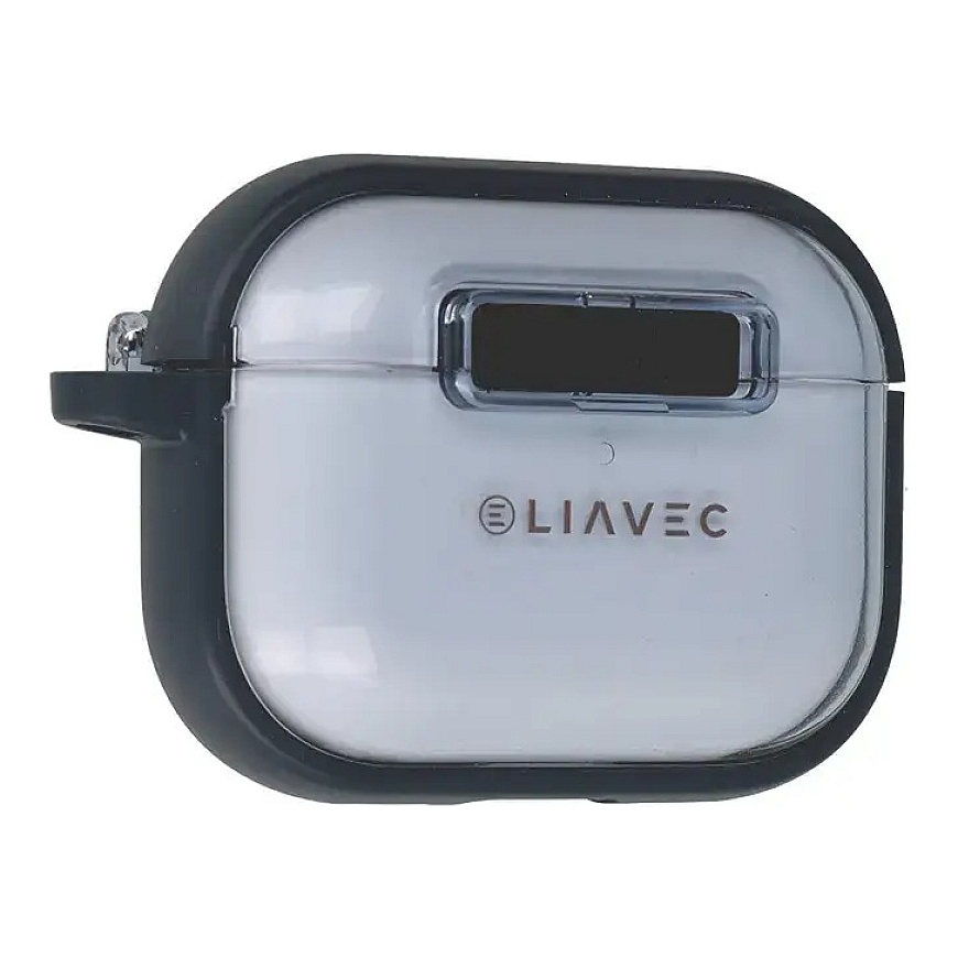 Liavec SlideLock korpus Apple AirPods Pro 3 läbipaistev-sinine