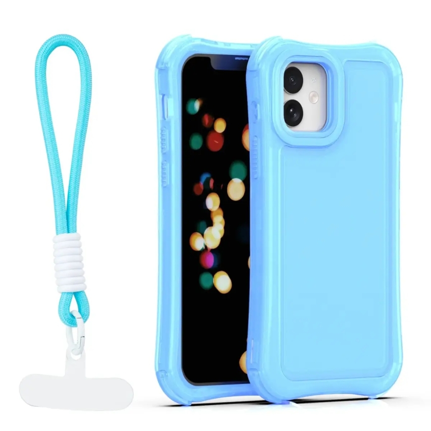 Safepop telefoni ümbris rihmaga iPhone 12 | iPhone 12 Pro sinine