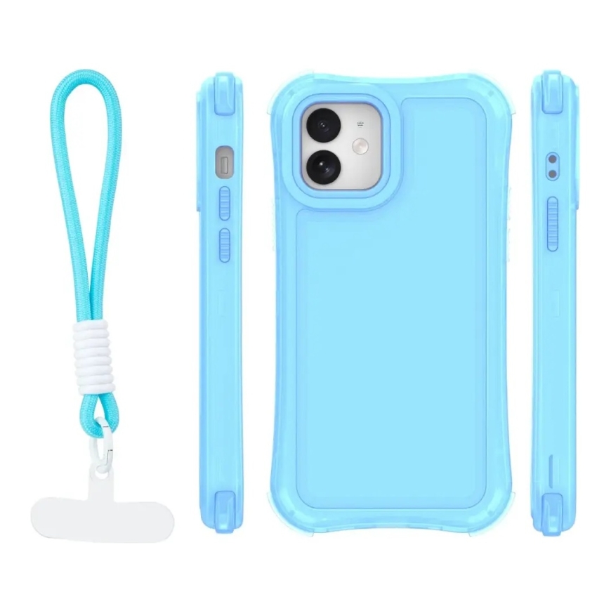 Safepop чехол с ремешком для телефона iPhone 12 | iPhone 12 Pro синий – 2