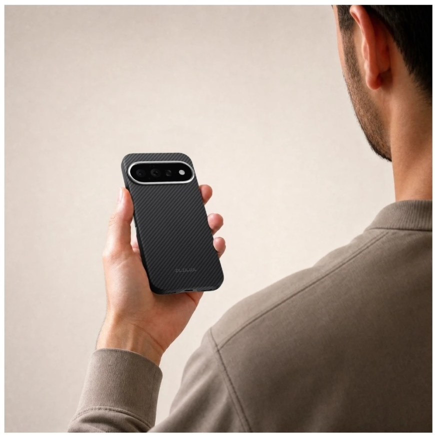 Чехол PITAKA Edge Case для Google Pixel 11 черный серый – 2