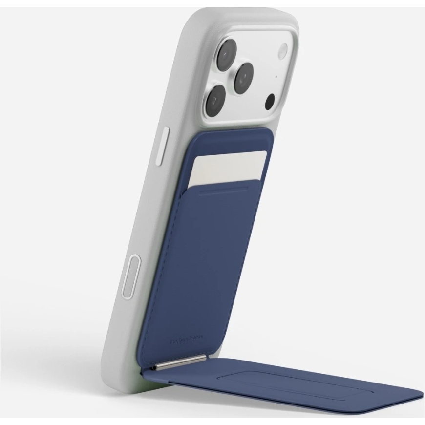 Magnetic wallet and phone stand Moft Movas Tripod MagSafe dark blue – 3
