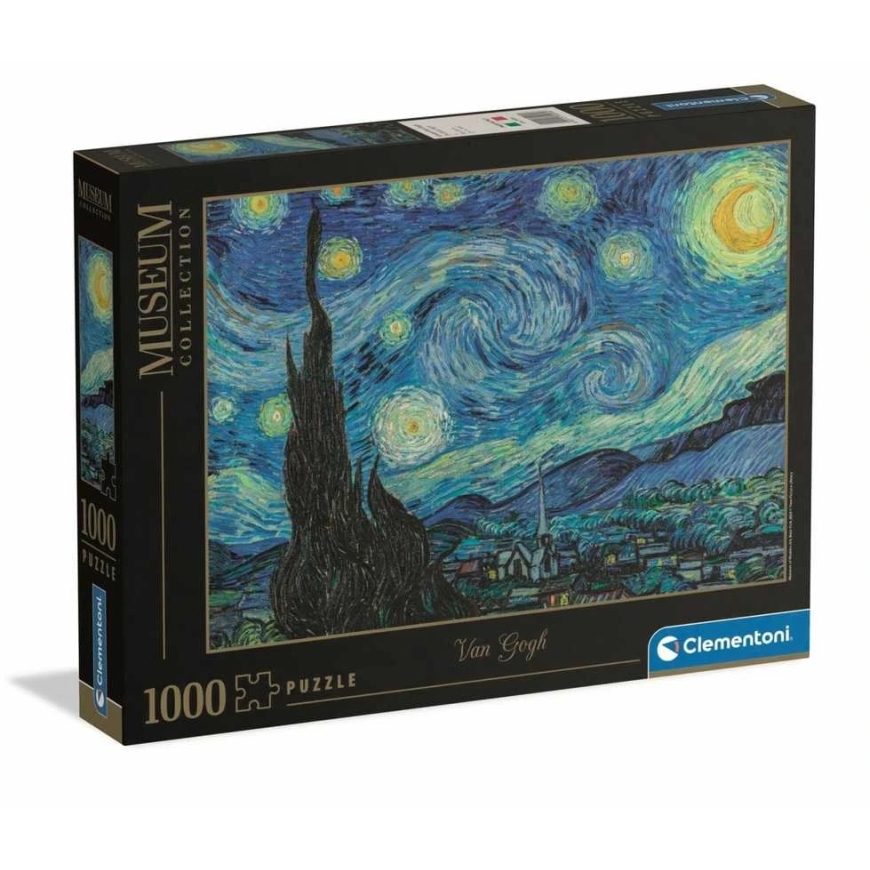 Clementoni Puzle 1000 gab. - Vincents van Gogs: Zvaigžņotā nakts