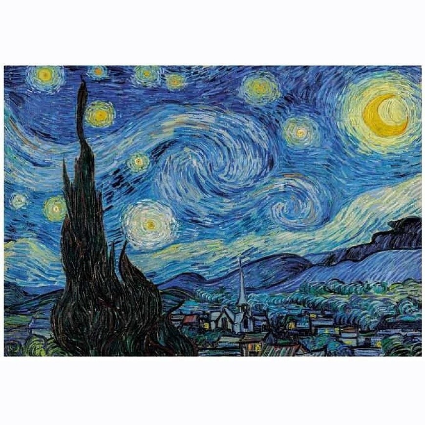 Clementoni Dėlionė 1000 vnt. - Vincentas van Gogas: Žvaigždėta naktis – 2