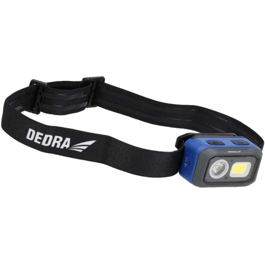Dedra Taskulamp, Eeslamp 500lm, liikumisensor, 1000 mAh / 3xAAA patareid