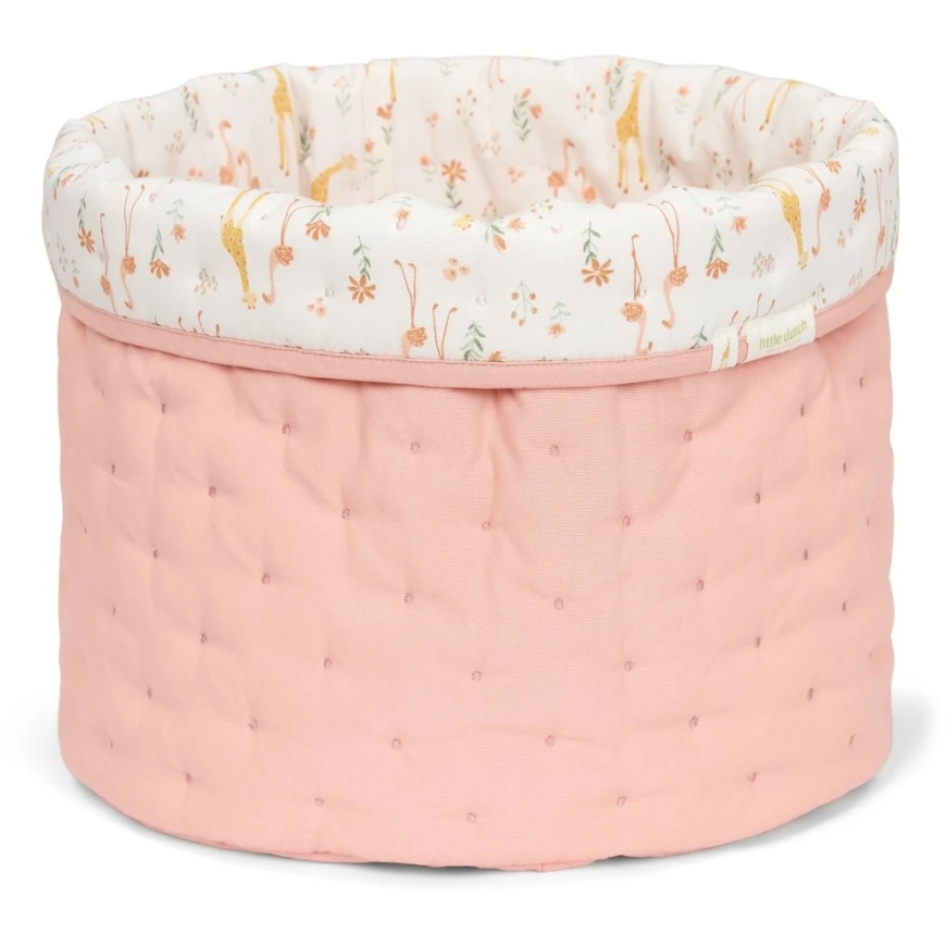 Little Dutch Storage Basket Medium ´Blooming Safari` quilted