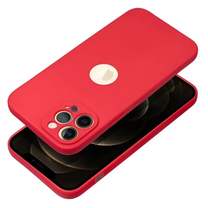 Dėklas iPhone 17 Pro / 18 Pro minkštas raudonas