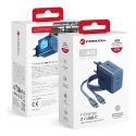 Forcell F-Energy GaN III Crystal Color travel charger | 60W | GaN, PPS | USB-C | with USB-C to USB-C cable included | navy Forcell F-Energy GaN III Crystal Color travel charger | 60W | GaN, PPS | USB-C | with USB-C to USB-C cable included | navy