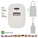Emos Universal USB Power Adapter BASIC, max. 15 W. Emos Universal USB Power Adapter BASIC, max. 15 W.