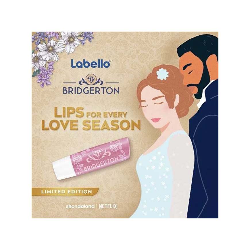 Labello Bridgerton Rose Meringue Huulivoide 4,8 g – 4