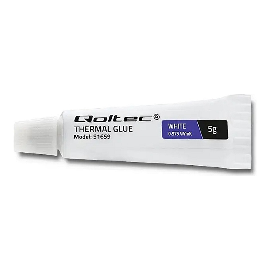 Qoltec šiluminis klijai 0.975 W/m-K | 5g | Baltas