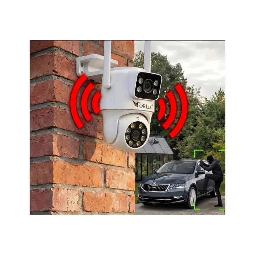 Hilook IP kamera Orllo TZ19 DUAL 4MP + 4MP Wi-Fi 4K AI – 5
