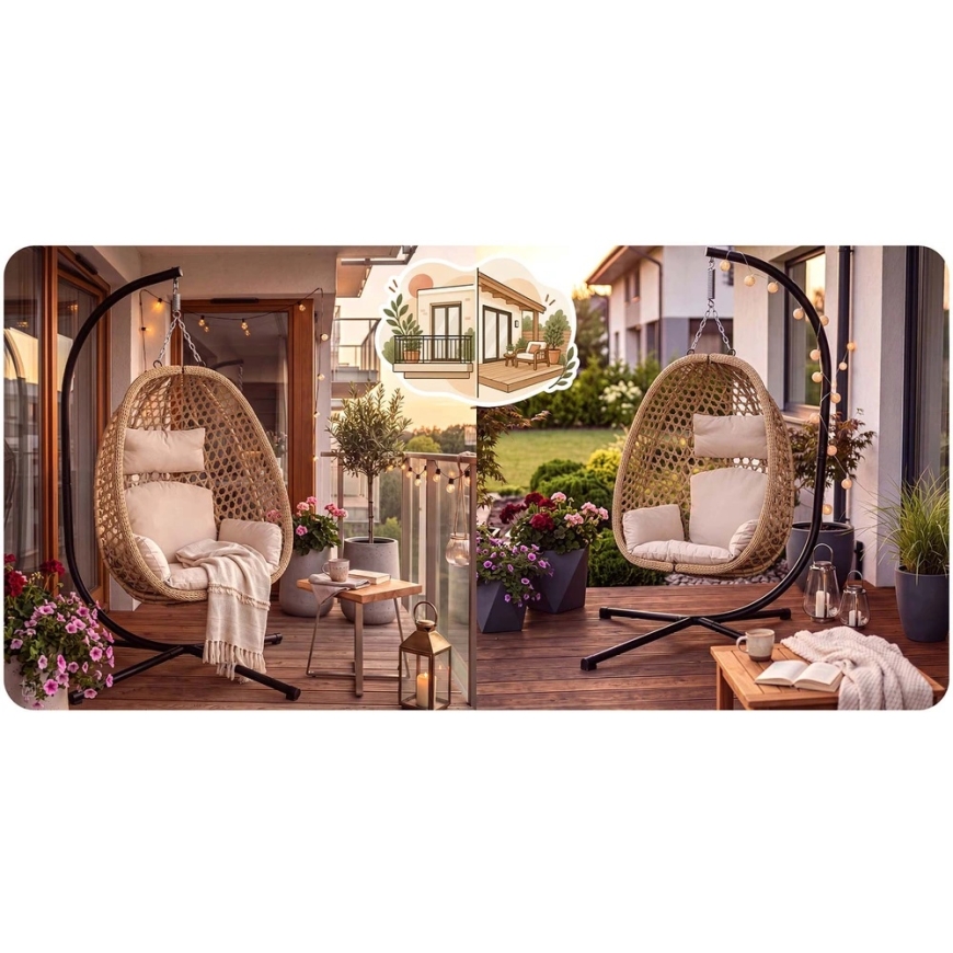 Ripustettava puutarhatuoli Veneziana Sofotel 290601 – 3