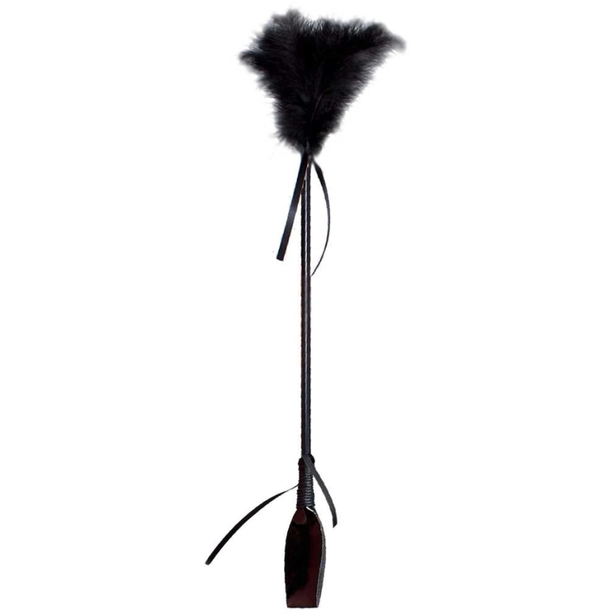 "Secret Play Duster & Black Whip" (black)