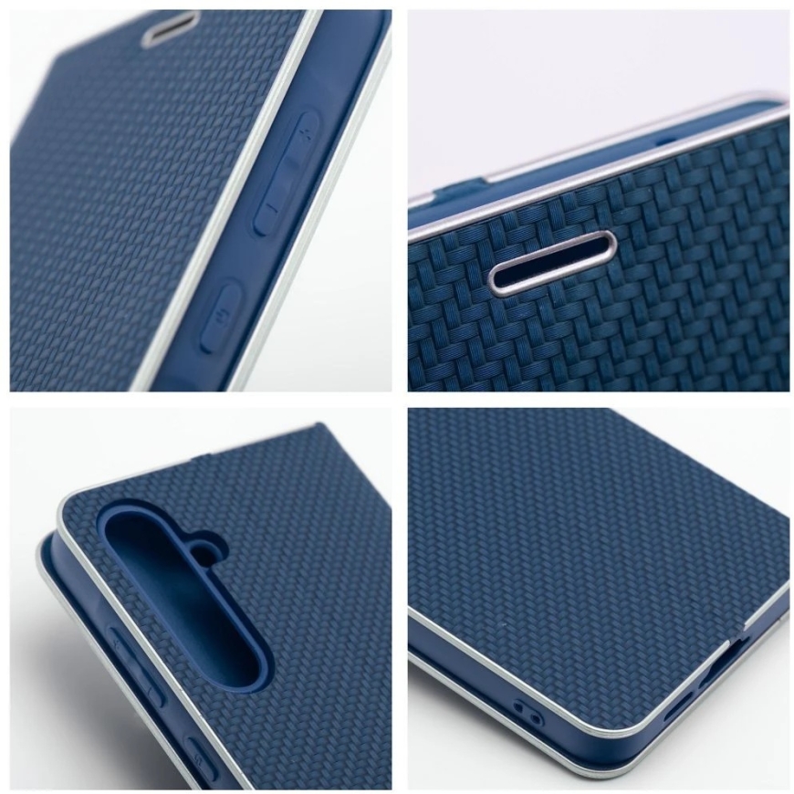 OEM Case with Cover for Samsung A27 Luna Book Carbon Blue – 5