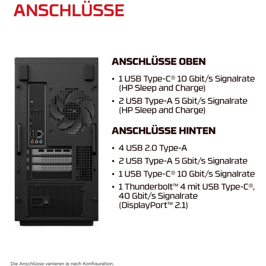 HP HyperX OMEN galddatora spēļu dators GT18-0171ng Intel Core Ultra 7 270K Plus, 32 GB RAM, 1 TB SSD, GeForce RTX 5080, Windows – 5