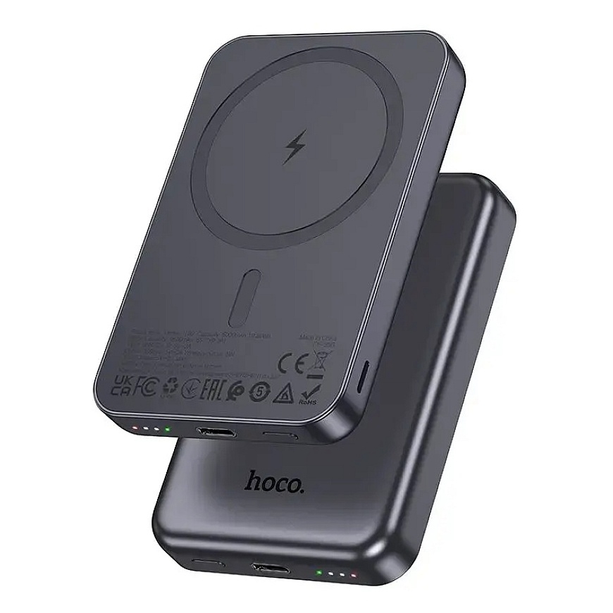 Hoco J160 išorinė baterija (powerbank) | 5 000 mAh | 5W | MagSafe | pilkas