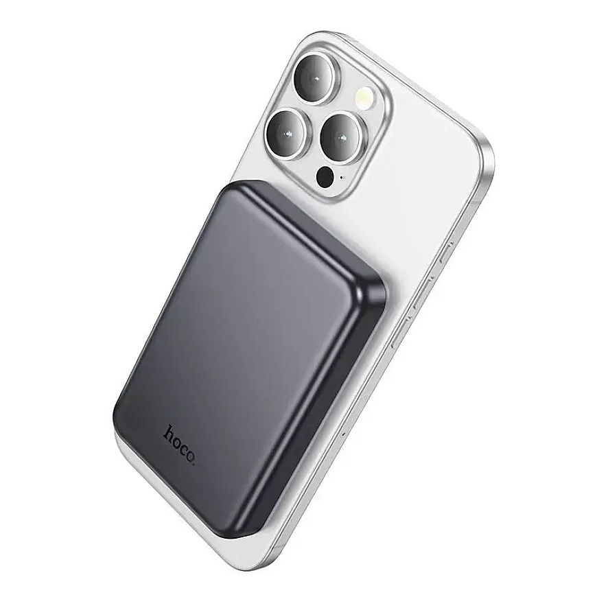 Внешний аккумулятор (powerbank) Hoco J160 | 5 000 мА·ч | 5 Вт | MagSafe | серый – 3