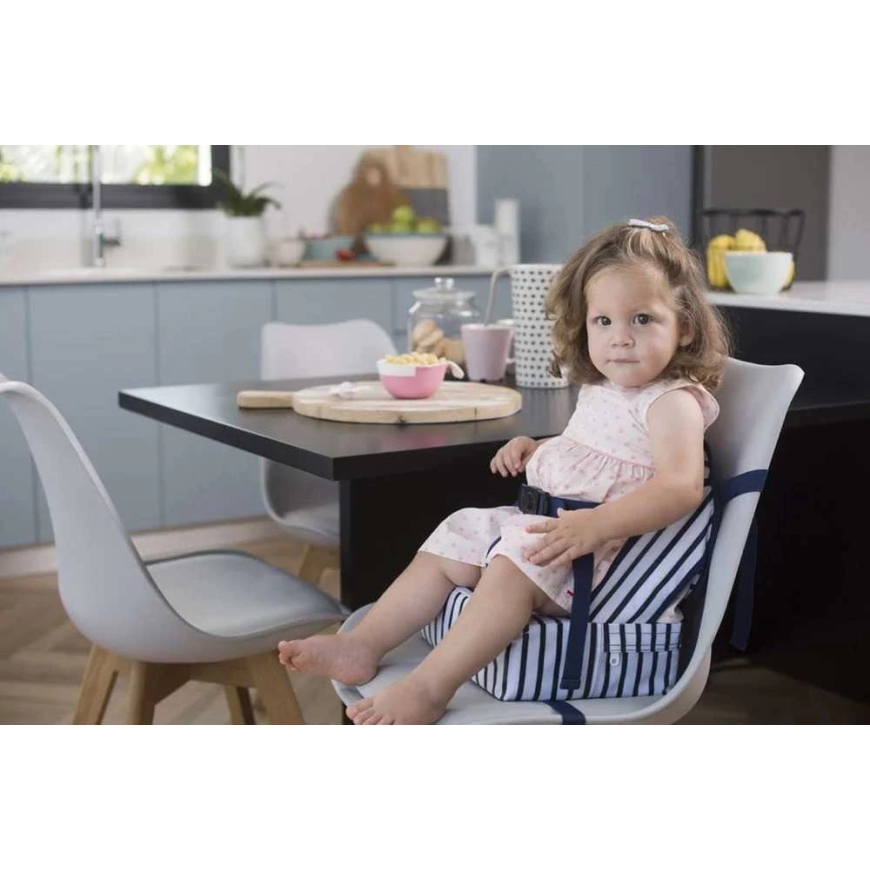 Babytolove „Easy UP“ paaukštinimo kėdutė – mėlynos juostelės