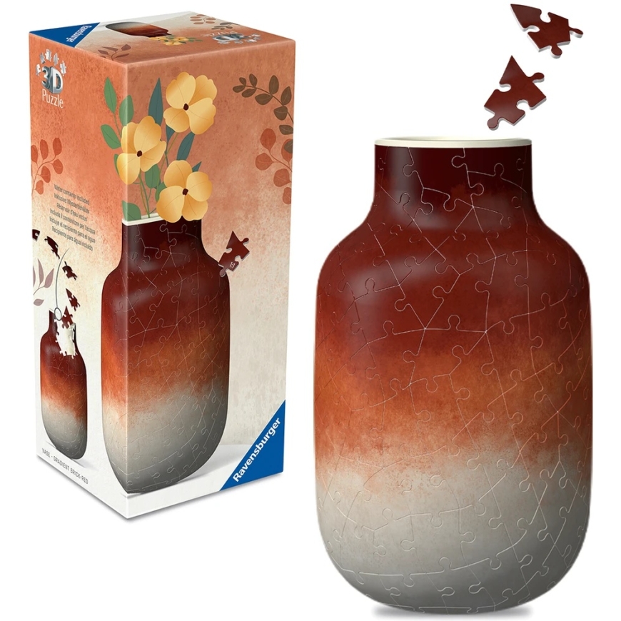 3D dėlionė vaza Ravensburger plytų gradientas