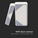 V-tac WIFI magnetinis kontaktinis jutiklis, baltas, suderinamas su AMAZON ALEXA ir GOOGLE HOME V-tac WIFI magnetinis kontaktinis jutiklis, baltas, suderinamas su AMAZON ALEXA ir GOOGLE HOME